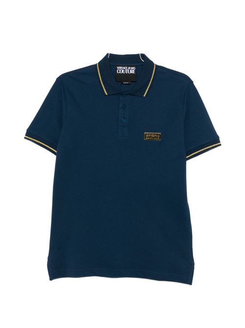 Polo uomo con logo Versace jeans Couture | 80GAGT05CJ01TG83